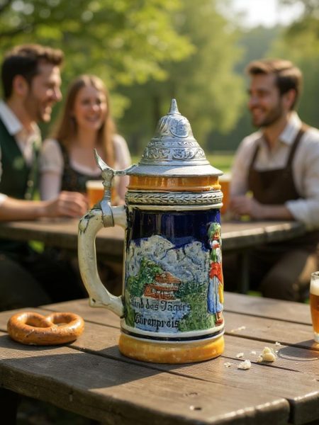 Geleneksel Alman Bira Kupası- Beer Stein