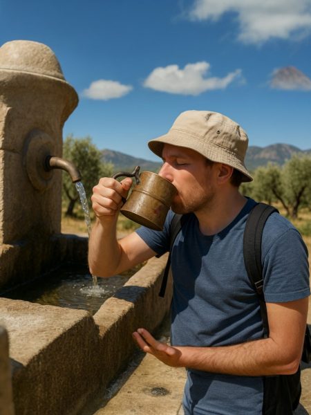 Osmanlı Dönemi Bakır El Dövme Antika İçki Kasesi - Demir Saplı - 19. Yüzyıl Sonları - 20. Yüzyıl Başları"